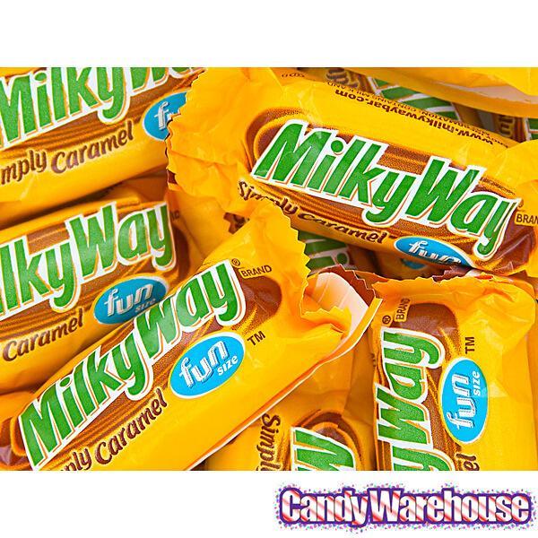 Milky Way Simply Caramel Fun Size Candy Bars: 14-Piece Bag - Candy Warehouse