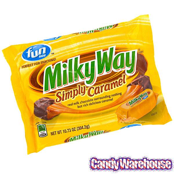 Milky Way Simply Caramel Fun Size Candy Bars: 14-Piece Bag - Candy Warehouse