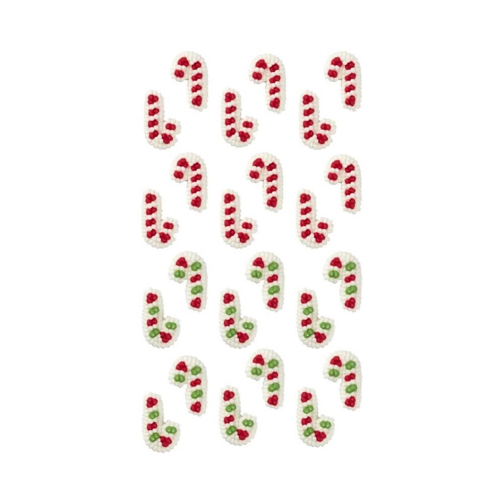 Mini Candy Cane Cookie Decorations: 24-Piece Pack | Candy Warehouse