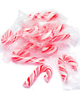 Mini Candy Canes - Red and White: 100-Piece Tub - Candy Warehouse