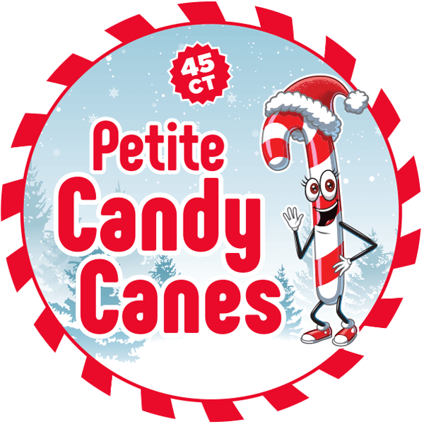 Mini Candy Canes - Red and White: 45-Piece Jar - Candy Warehouse