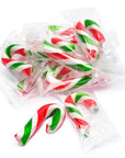 Mini Candy Canes - Red, Green, and White: 100-Piece Tub - Candy Warehouse