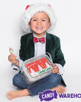 Mini Candy Canes - Red, Green, and White: 100-Piece Tub - Candy Warehouse