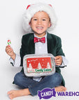 Mini Candy Canes - Red, Green, and White: 100-Piece Tub - Candy Warehouse