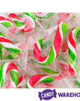 Mini Candy Canes - Red, Green, and White: 45-Piece Jar