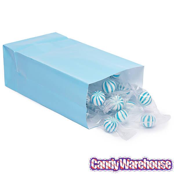 Mini Candy Treat Bags - Light Blue: 24-Piece Bag - Candy Warehouse