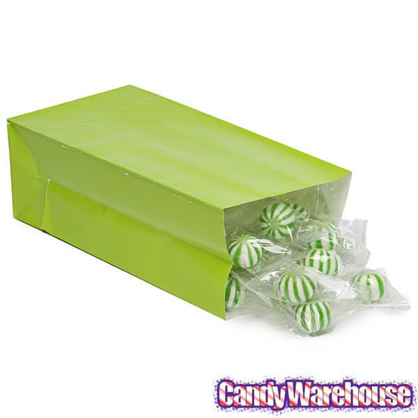 Mini Candy Treat Bags - Light Green: 24-Piece Bag