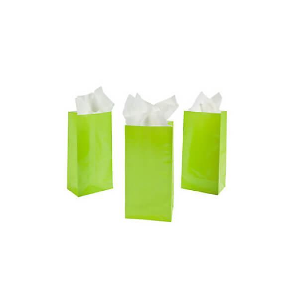 Mini Candy Treat Bags - Light Green: 24-Piece Bag