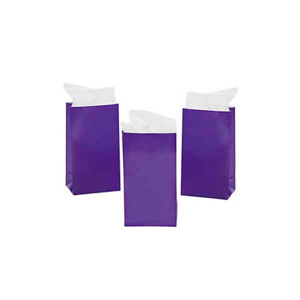 Mini Candy Treat Bags - Purple: 24-Piece Bag