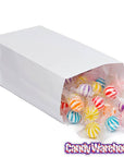 Mini Candy Treat Bags - White: 24-Piece Bag