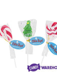 Mini Christmas Lollipops on 12-Inch Sticks: 100-Piece Pack