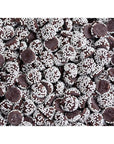 Mini Dark Chocolate Drops with White Nonpareils: 10LB Case