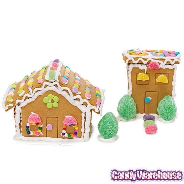 Mini Gingerbread House Village Kit - Candy Warehouse