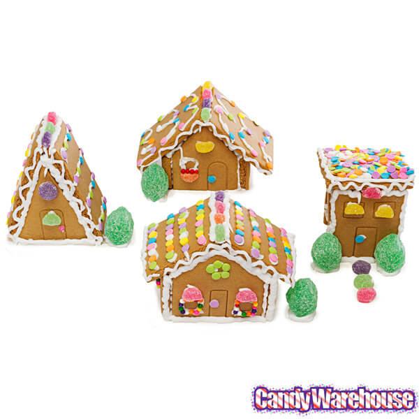 Mini Gingerbread House Village Kit - Candy Warehouse