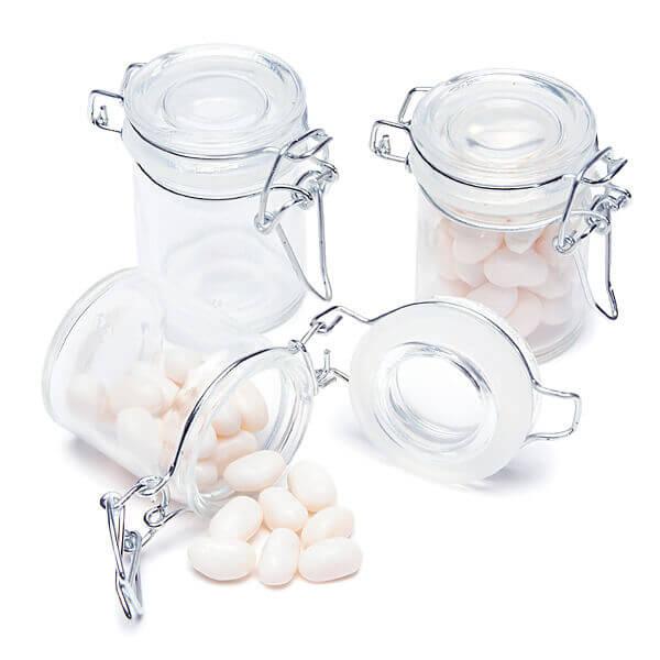 Mini Glass Favor Jars - 1.25-Ounce Canning Jar with Swing Top: 12-Piece Set - Candy Warehouse