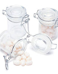 Mini Glass Favor Jars - 1.25-Ounce Canning Jar with Swing Top: 12-Piece Set - Candy Warehouse