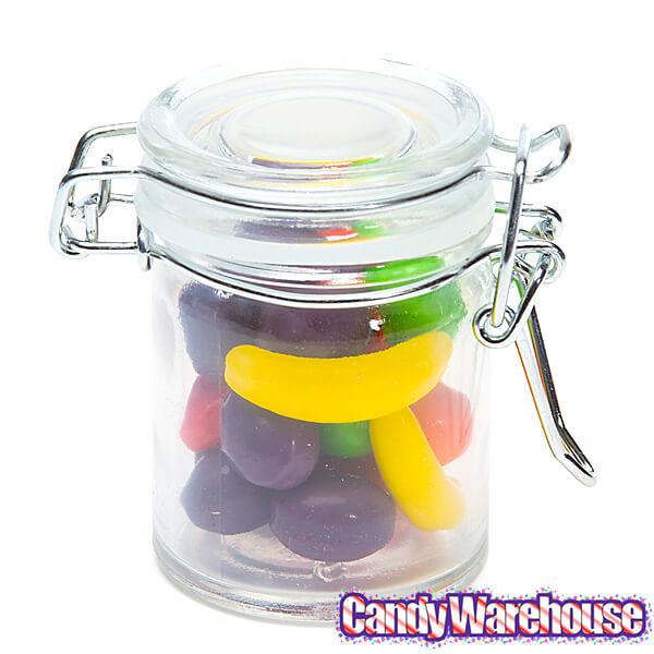 Mini Glass Favor Jars - 1.25-Ounce Canning Jar with Swing Top: 12-Piece Set - Candy Warehouse