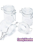 Mini Glass Favor Jars - 1.25-Ounce Canning Jar with Swing Top: 12-Piece Set - Candy Warehouse