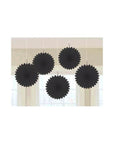 Mini Hanging Fans - Jet Black: 5-Piece Pack