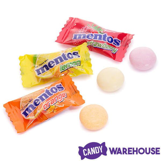 Mini Mentos Fruit Candy Single Packs: 1LB Bag | Candy Warehouse