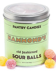 Mini Sour Fruit Balls Hard Candy: 10-Ounce Tin