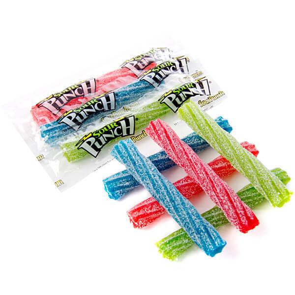 Mini Sour Punch Twists - Wrapped: 210-Piece Tub - Candy Warehouse