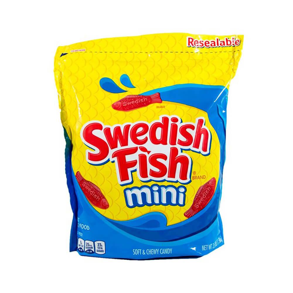 Mini Swedish Fish Candy - Red: 3.5LB Bag - Candy Warehouse