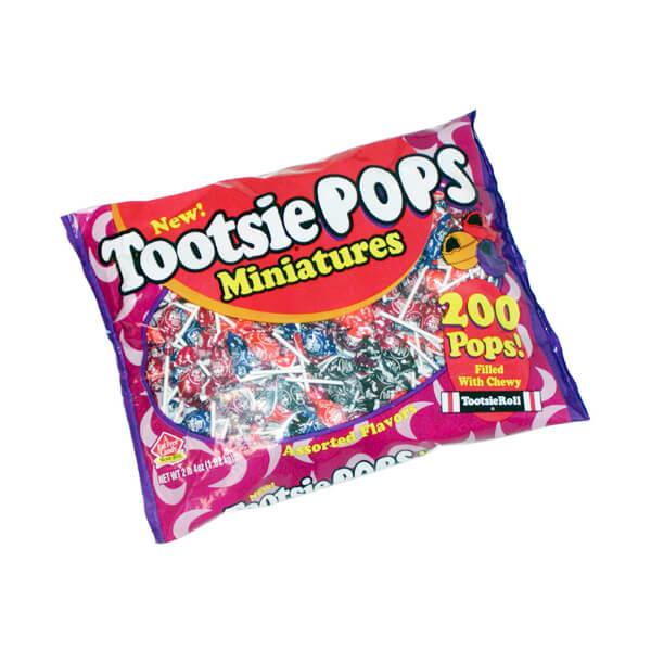 Mini Tootsie Pops: 200-Piece Bag - Candy Warehouse