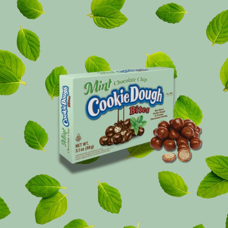 Mint Chip Cookie Dough Bites: 12-Pack-Candy Warehouse