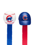 MLB Team Baseball PEZ Candy Packs - Chicago Cubs: 12-Piece Box - Candy Warehouse