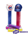 MLB Team Baseball PEZ Candy Packs - Chicago Cubs: 12-Piece Box - Candy Warehouse