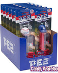 MLB Team Baseball PEZ Candy Packs - Los Angeles Dodgers: 12-Piece Box - Candy Warehouse