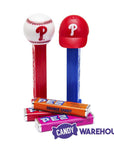 MLB Team Baseball PEZ Candy Packs - Philadelphia Philles: 12-Piece Box