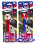 MLB Team Baseball PEZ Candy Packs - Philadelphia Philles: 12-Piece Box