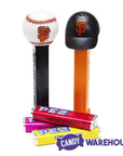 MLB Team Baseball PEZ Candy Packs - San Francisco Giants: 12-Piece Box - Candy Warehouse