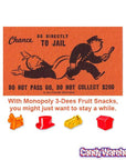 Monopoly 3-Dees Fruit Snack Packs: 10-Piece Bag