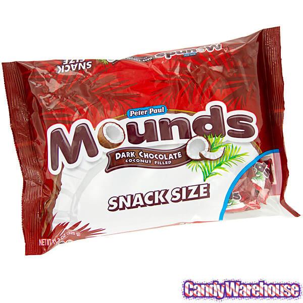 Mounds Snack Size Candy Bars: 18-Piece Bag - Candy Warehouse