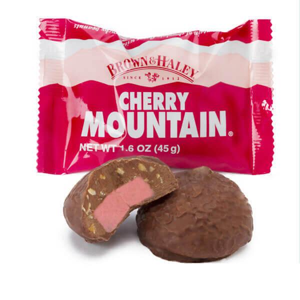 Mountain Candy Bars - Cherry: 15-Piece Box - Candy Warehouse