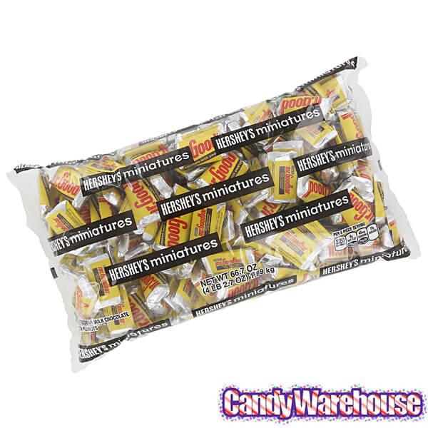 Mr. Goodbar Miniatures Candy Bars: 4LB Bag - Candy Warehouse