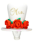 Custom Roses Bride Hat