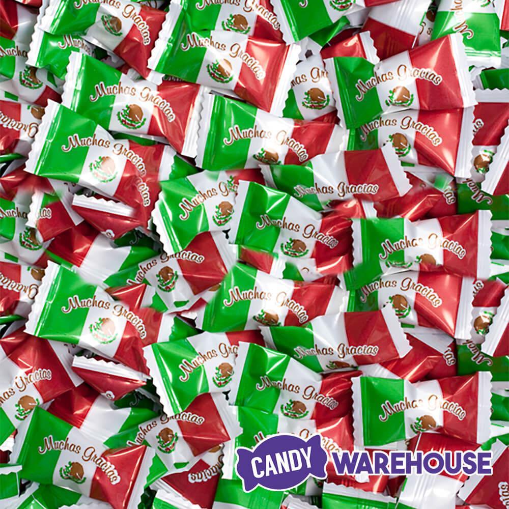 Muchas Gracias Wrapped Buttermint Creams: 1000-Piece Case - Candy Warehouse