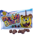 Muddy Bears Chocolate Covered Gummy Bears Candy: Giant 1LB Box