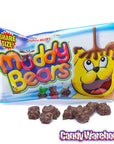 Muddy Bears Chocolate Covered Gummy Bears Candy: Giant 1LB Box