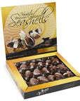 Nautilus Belgian Chocolate Seashells: 18-Piece Box - Candy Warehouse