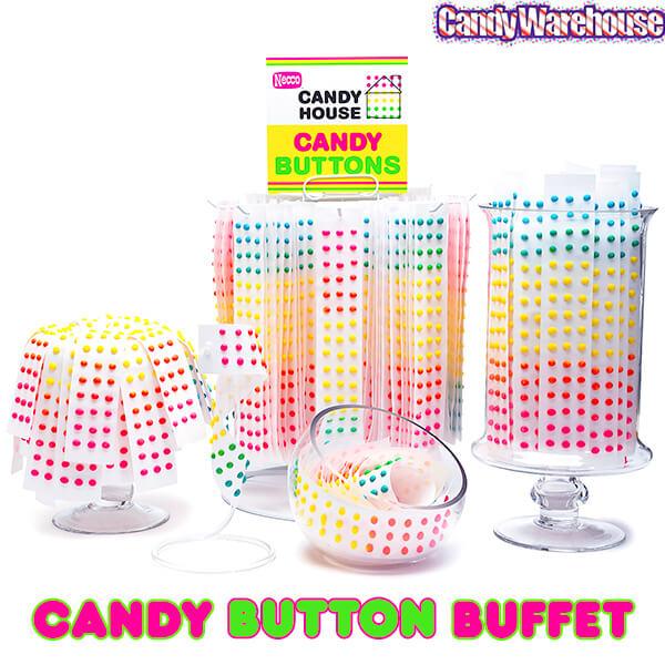 Necco Candy Buttons Strips: 1000-Piece Case - Candy Warehouse