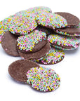 Necco Haviland Dark Chocolate NonPareils Candy: 3LB Box