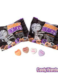 Necco Mummy Hearts Halloween Candy Packs: 9-Ounce Bag - Candy Warehouse