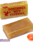 Necco Squirrel Nut Zippers Original Caramels: 240-Piece Tub - Candy Warehouse