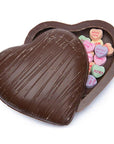 Necco Sweethearts Hollow Milk Chocolate Heart with Classic Candy Hearts