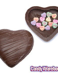 Necco Sweethearts Hollow Milk Chocolate Heart with Classic Candy Hearts